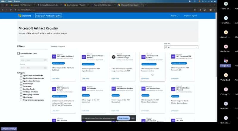 Intro to Dev Containers session slide.