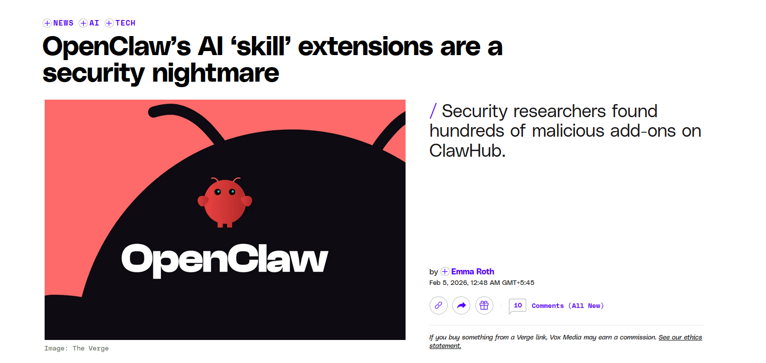OpenClaw security flaws blog post discussion