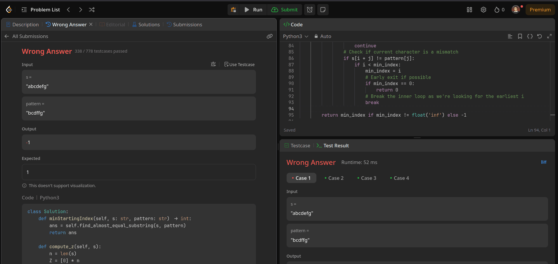 LeetCode TLE on Deepseek R1 AI model answer response