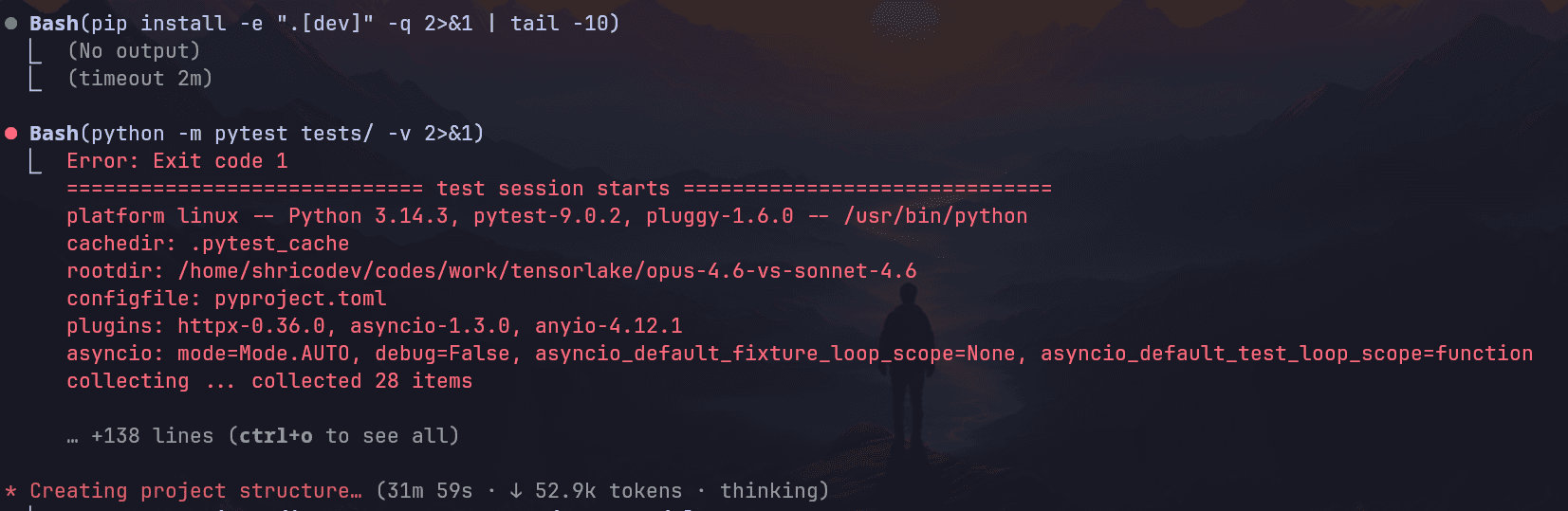 Claude Sonnet 4.6 project build error