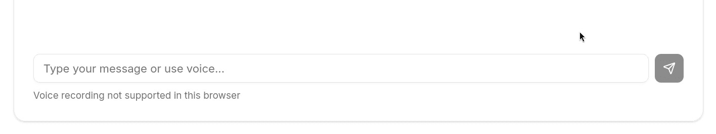 Browser not supported error message