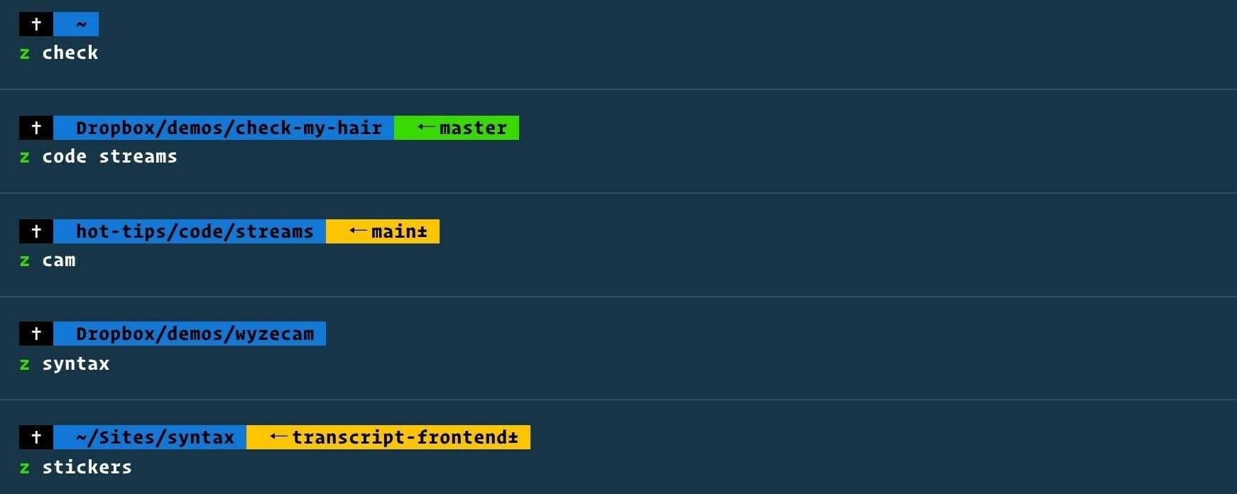 Z tool usage
