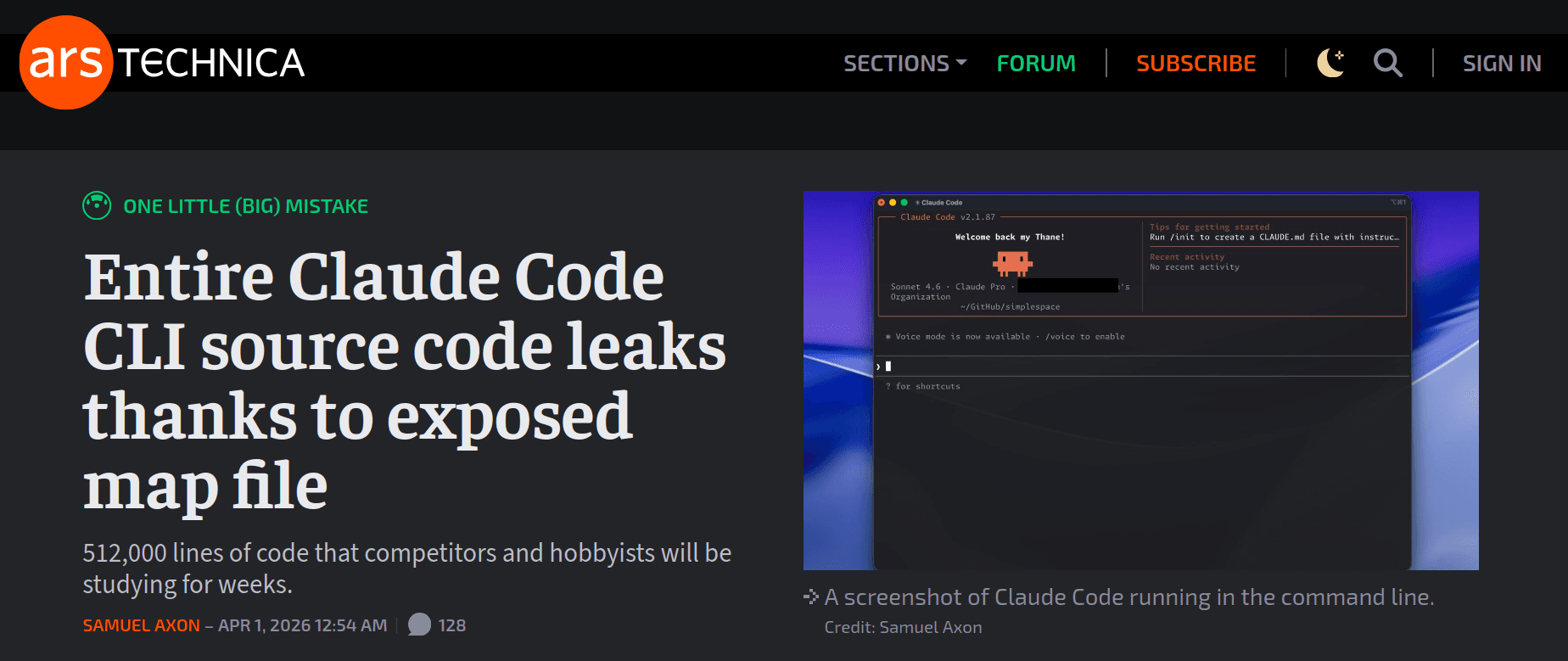 Claude Code leak