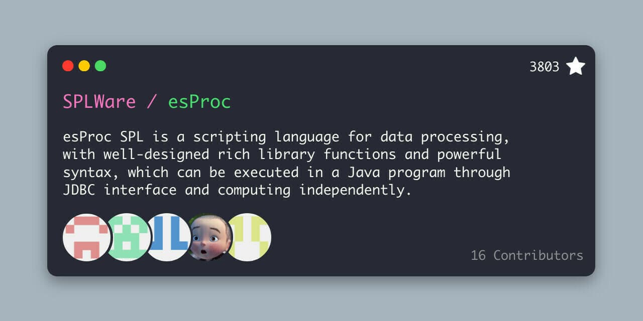 esProc SPL