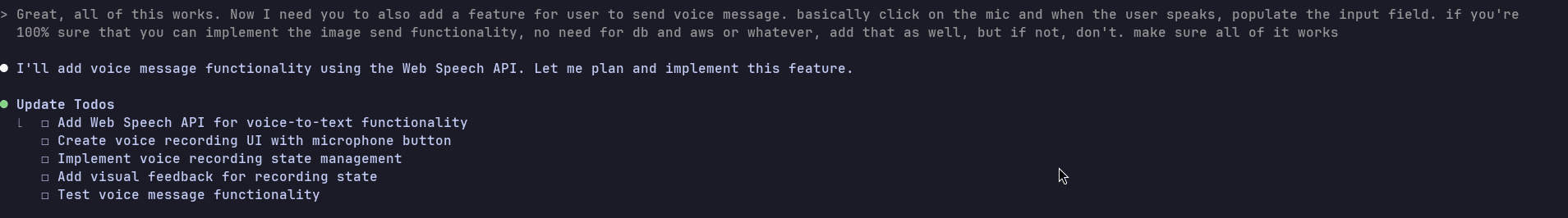 Prompt to the Claude Sonnet 4 AI Model