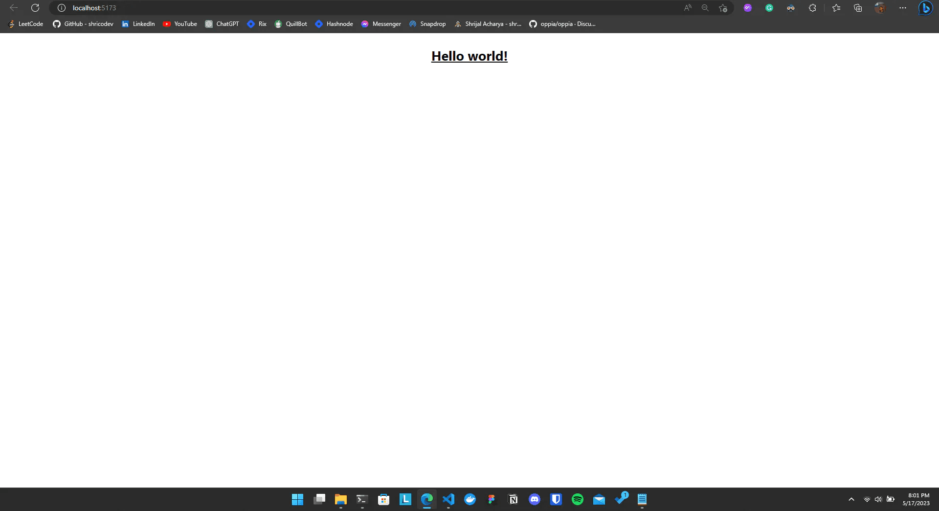 Success Output Browser