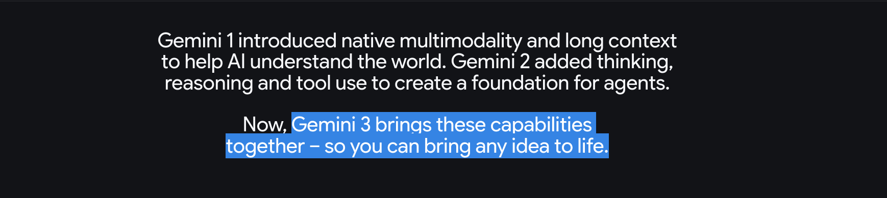 Google Deepmind claim on Gemini 3
