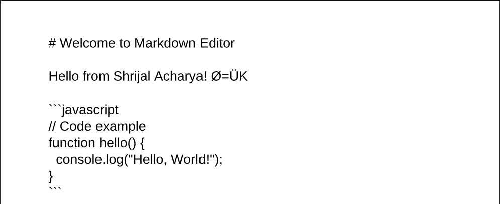 Exported PDF by markdown editor built using Grok 3 Model