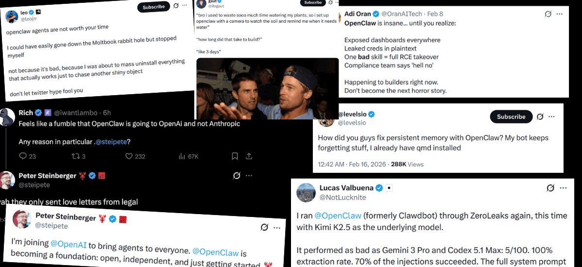 OpenClaw tweets