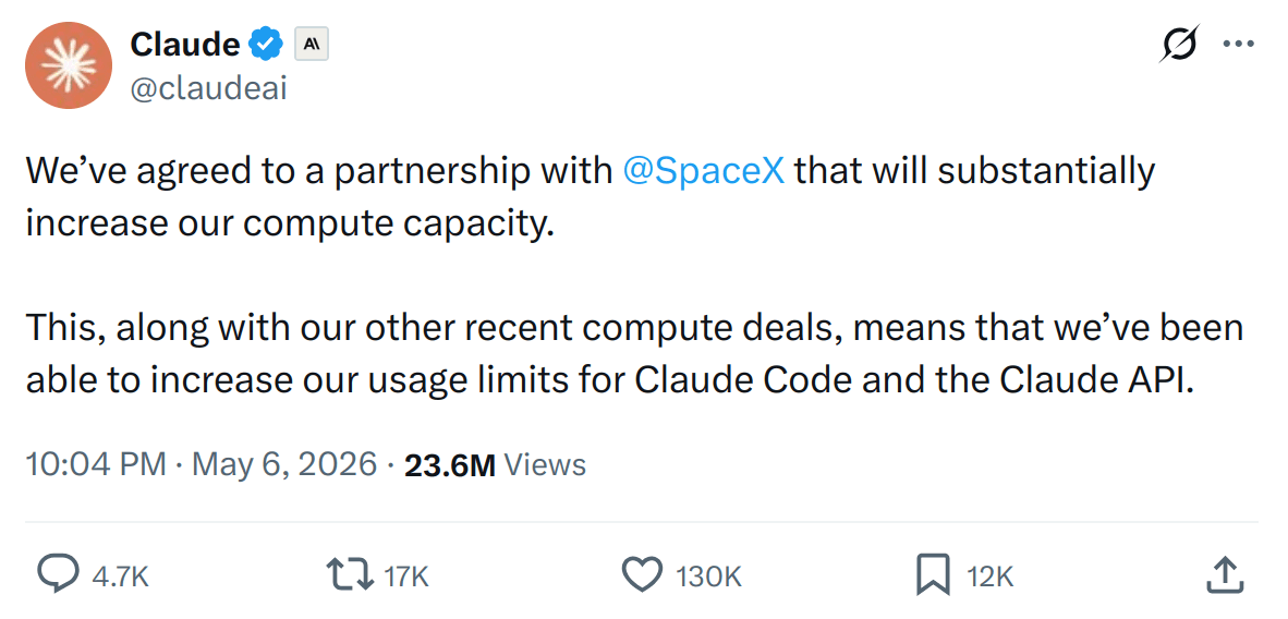 Claude Code increase in usage limit