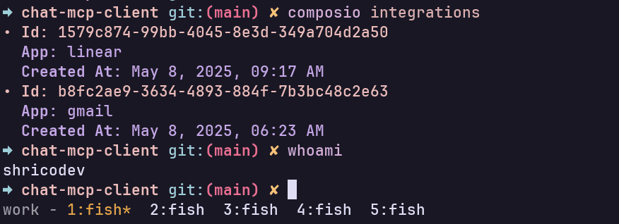 Composio Integrations List