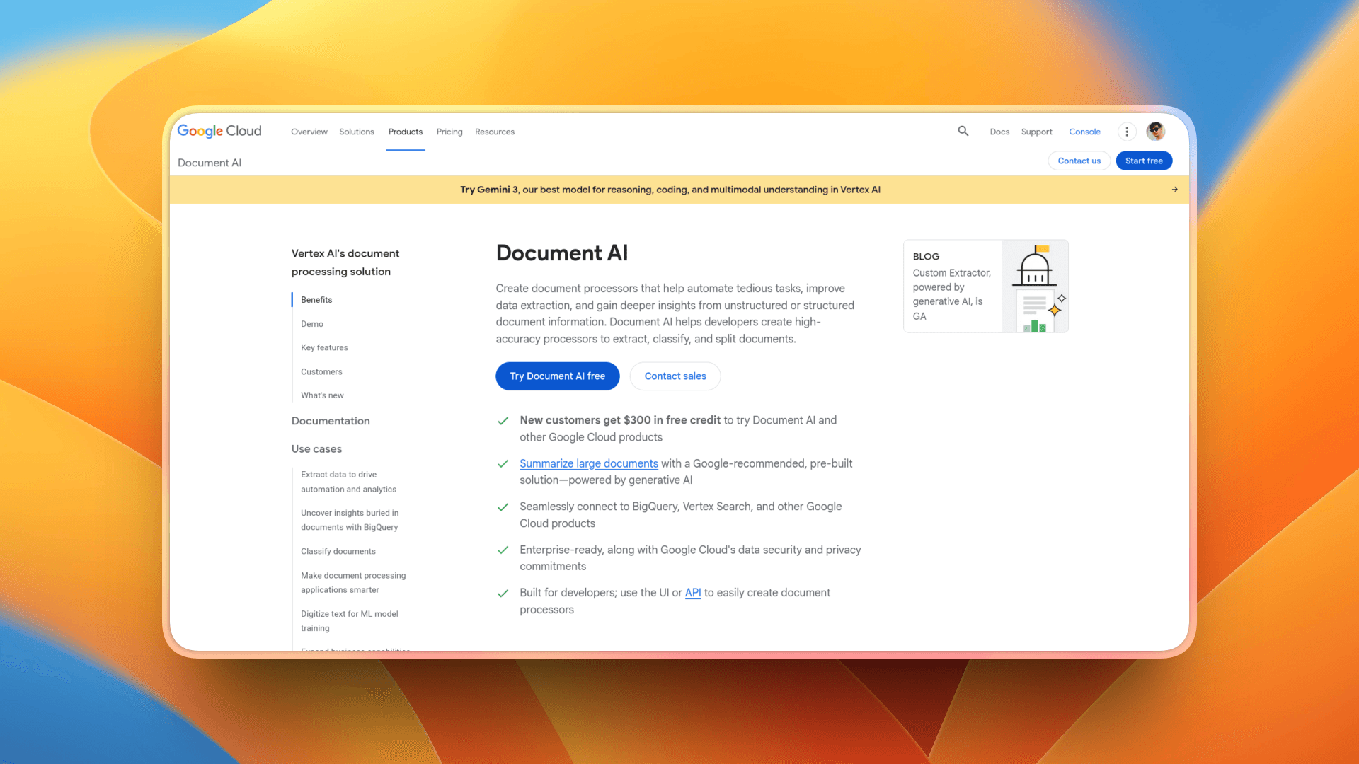 Google Cloud Document AI