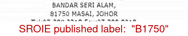 incorrect label