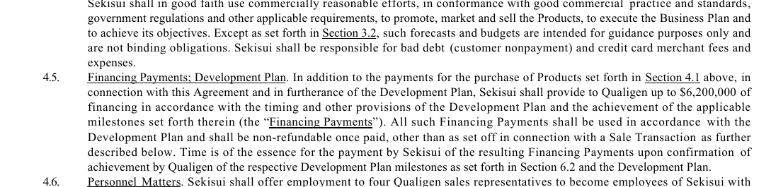 document financing cap