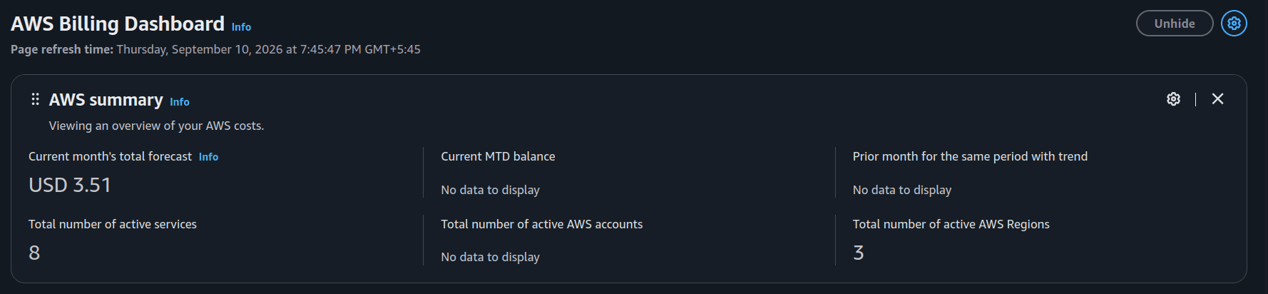 AWS billing