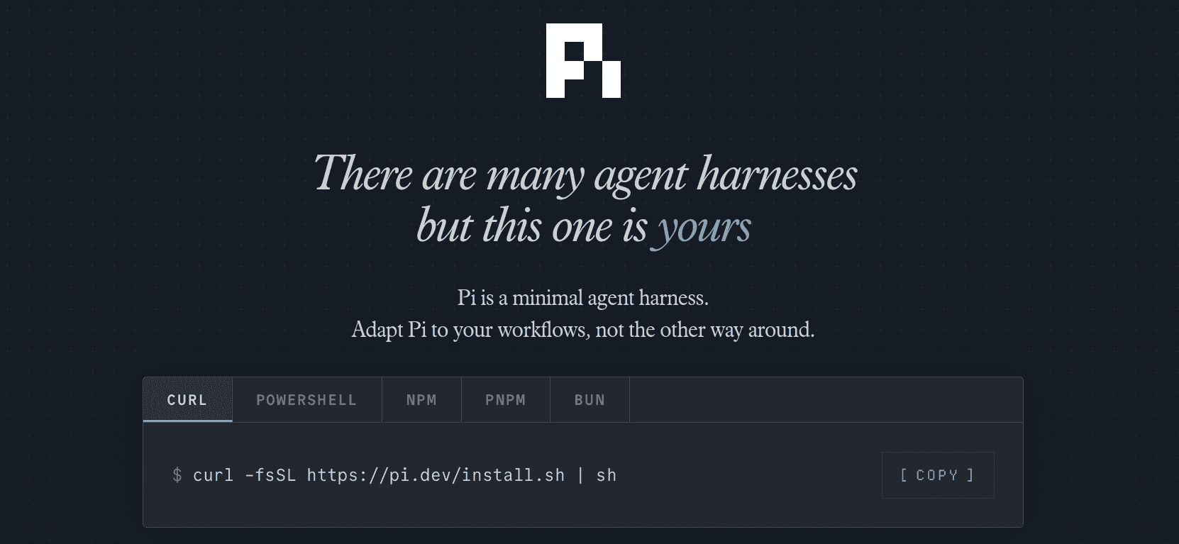 Pi agent