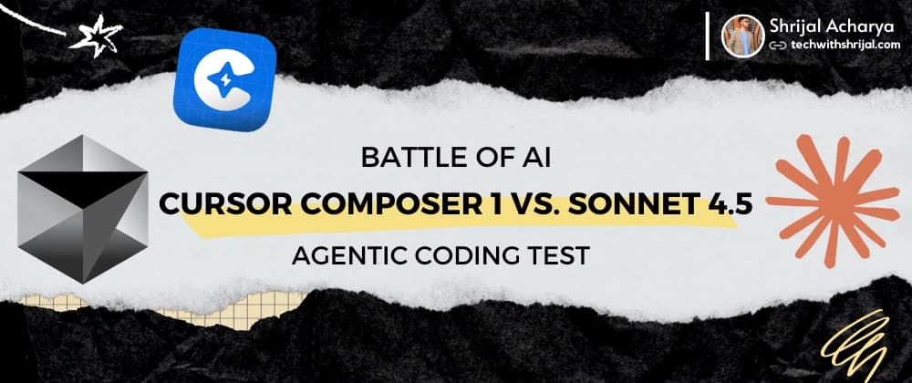š§ Cursor Composer 1 vs Claude 4.5 Agent Build Comparison ā”